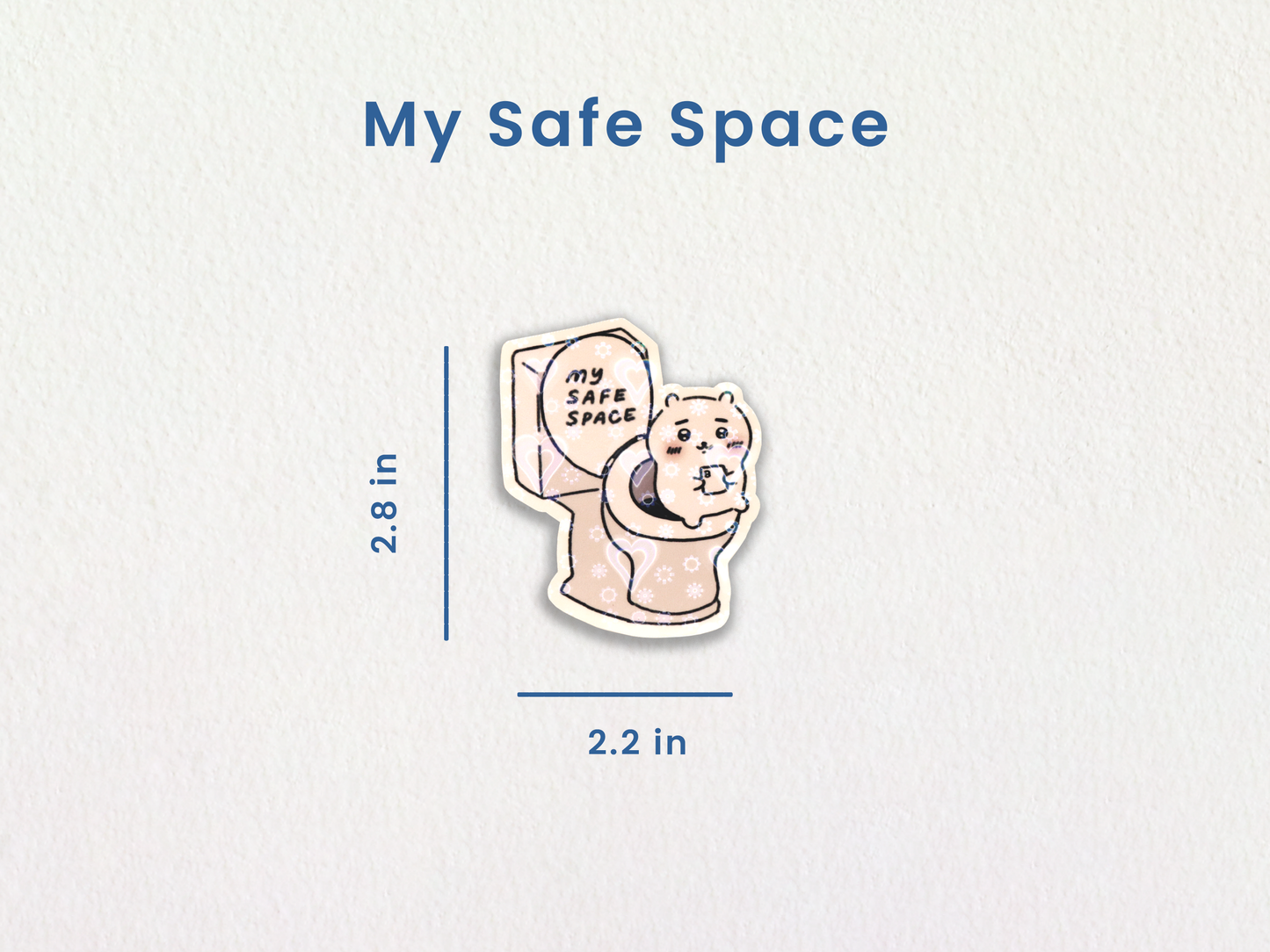 Chiikawa "My Safe Space" Sticker