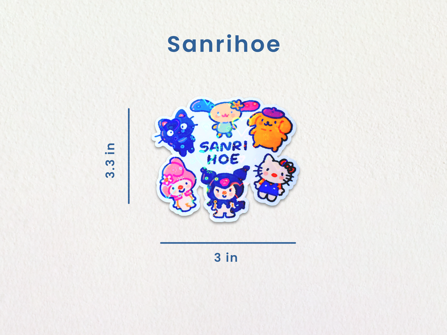 Sanri-hoe Sticker