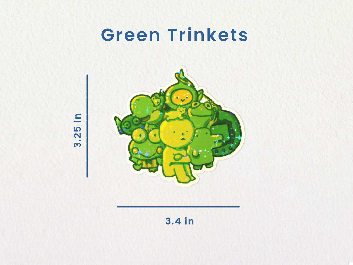 Green Trinkets Sticker
