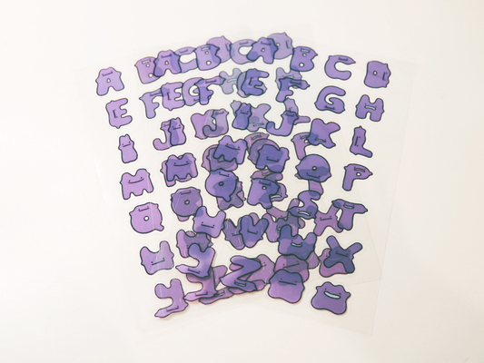 Ditto Deco Alphabet Sticker Sheet