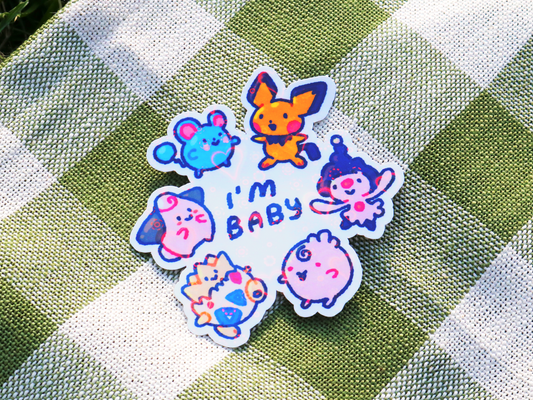 Poke Pals "I'm Baby" Sticker