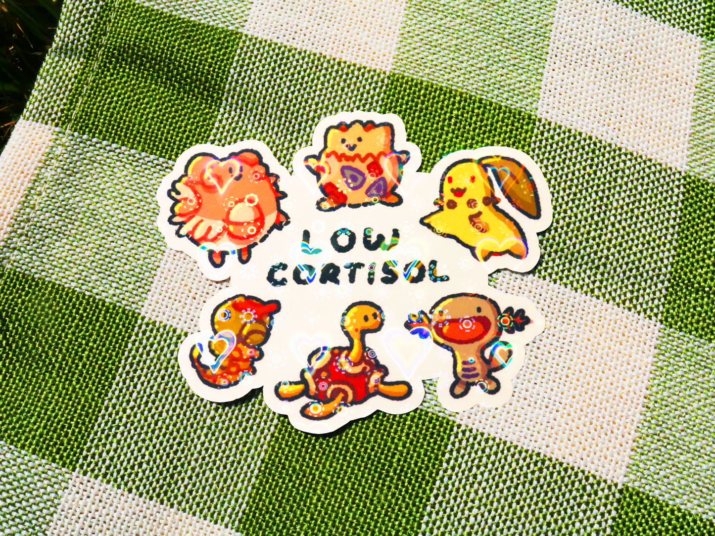 Poke Pals "Low Cortisol" Sticker