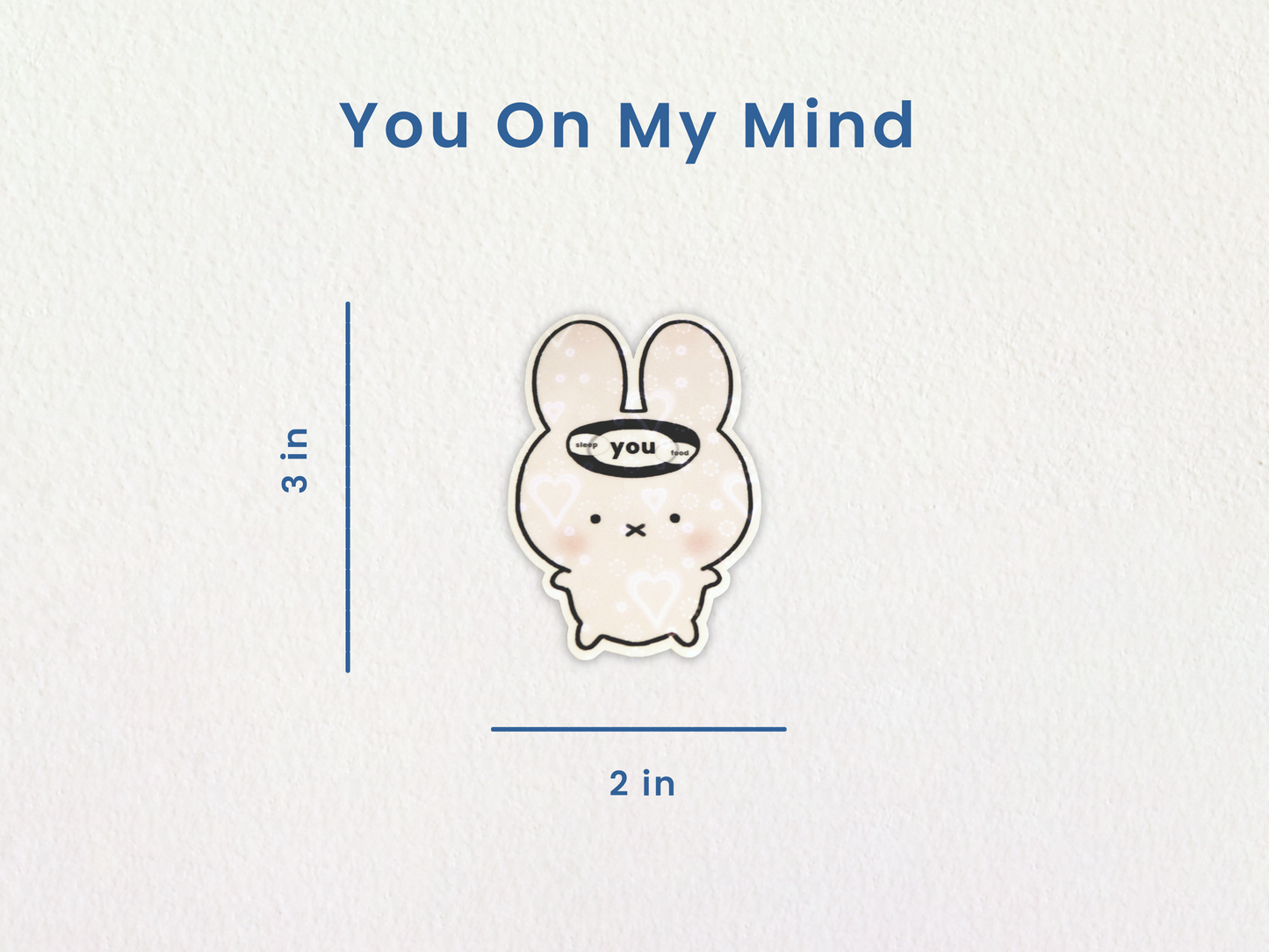 Miffy "You On My Mind" Sticker