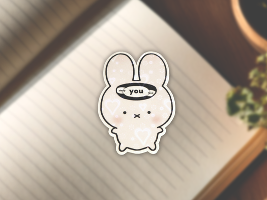 Miffy "You On My Mind" Sticker