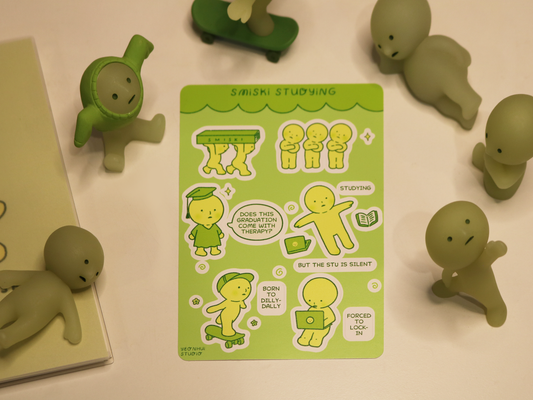 Glowing Green Guy Sticker Sheet
