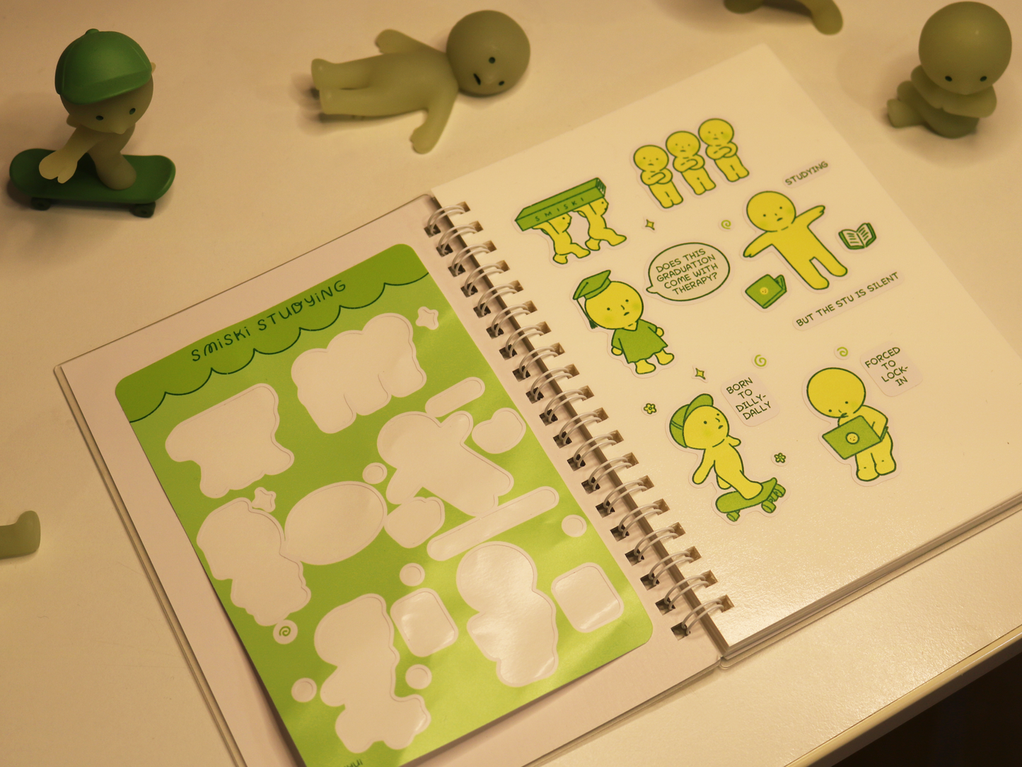Glowing Green Guy Sticker Sheet