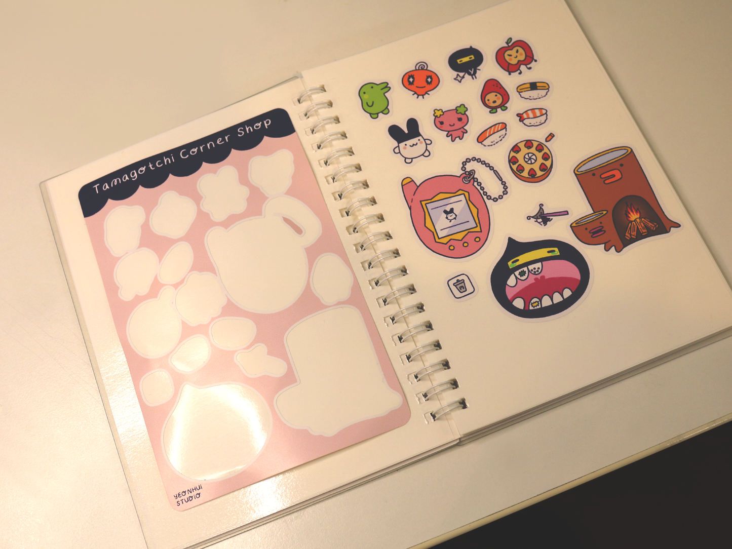 Tama Corner Shop Sticker Sheet