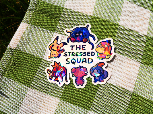 Poke Pals "The Stressed Squad" Sticker