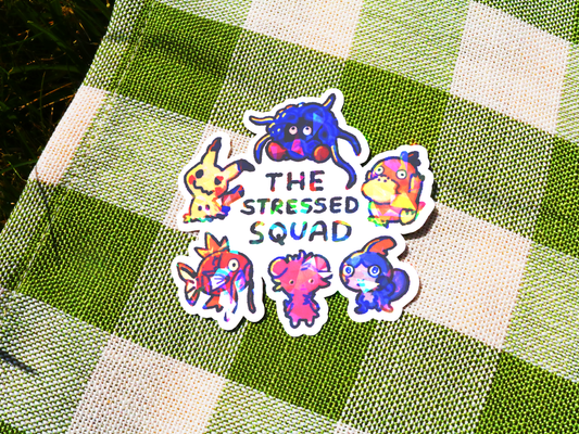 Poke Pals "The Stressed Squad" Sticker