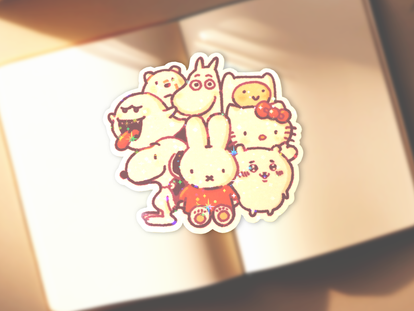 White Trinkets Sticker